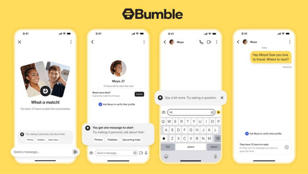 Bumble ditches its rule that kept men from making the first move