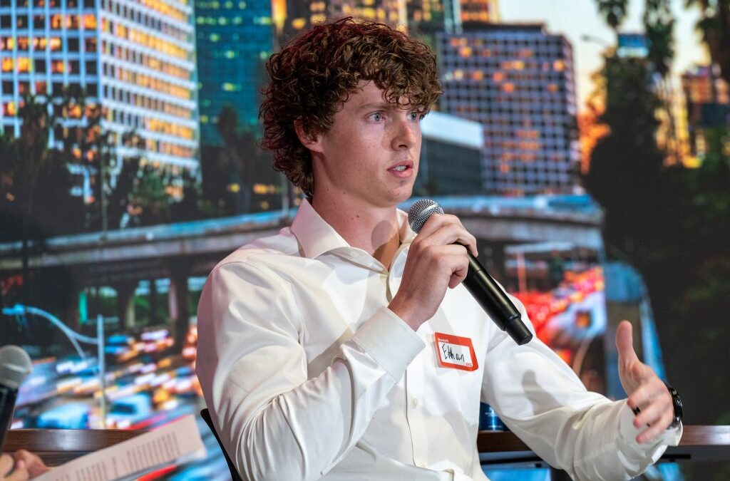 Ethan Thornton is trying to do everything all at once