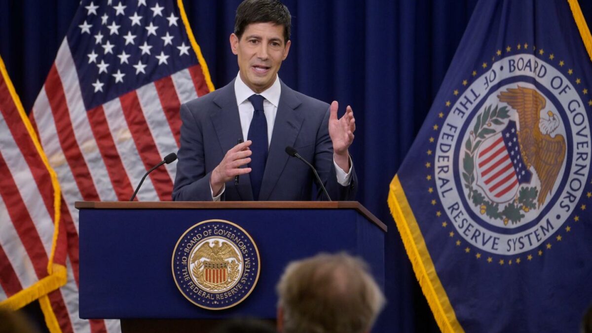 Federal Reserve Chairman Kevin Warsh speaks during a news conference following the Federal Open Market Committee meeting, Wednesday, June 17, 2026.