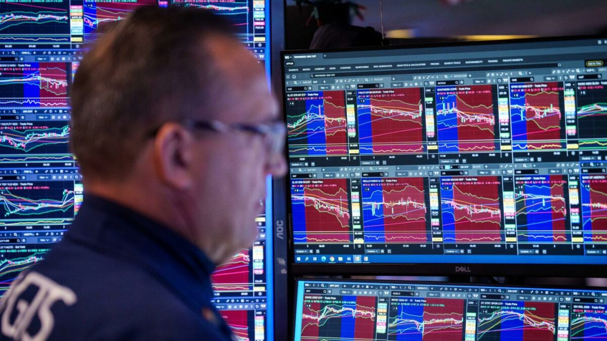 A trader works on the floor of the New York Stock Exchange on Wednesday, June 3, 2026.