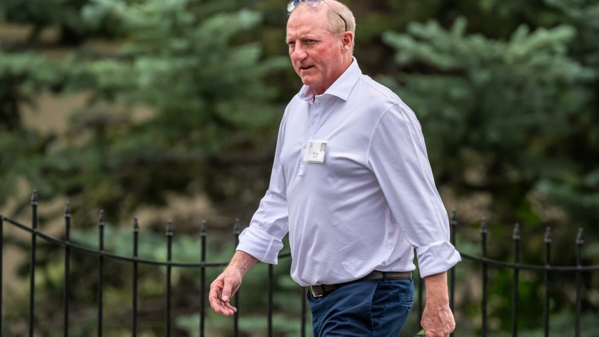 Greg Abel, chief executive officer of Berkshire Hathaway Inc., during the Allen & Co. Media and Technology Conference in Sun Valley, Idaho, US, on Tuesday, July 7, 2026.