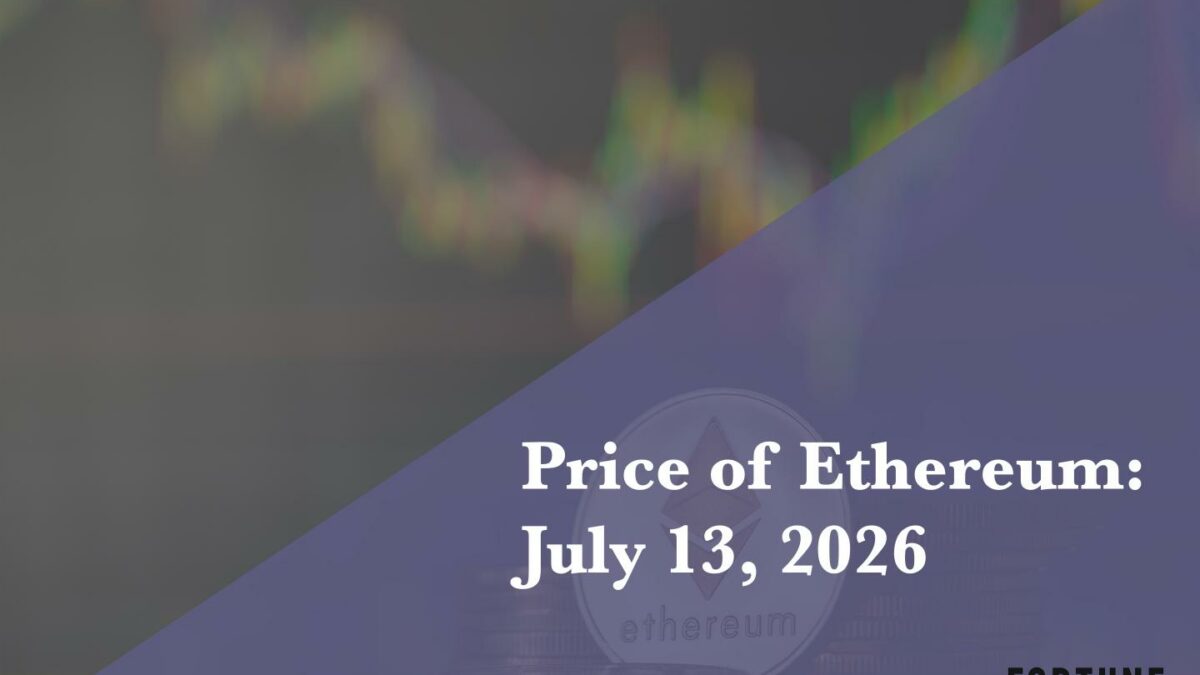 Current price of Ethereum for July 13, 2026