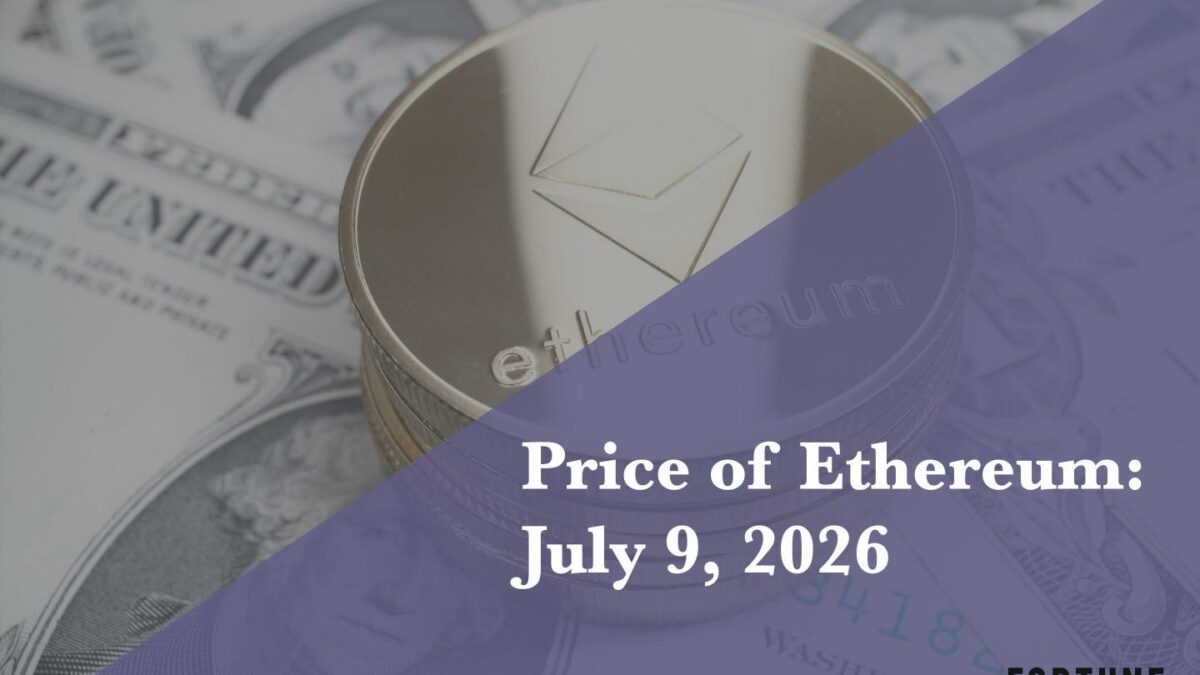 Current price of Ethereum for July 9, 2026