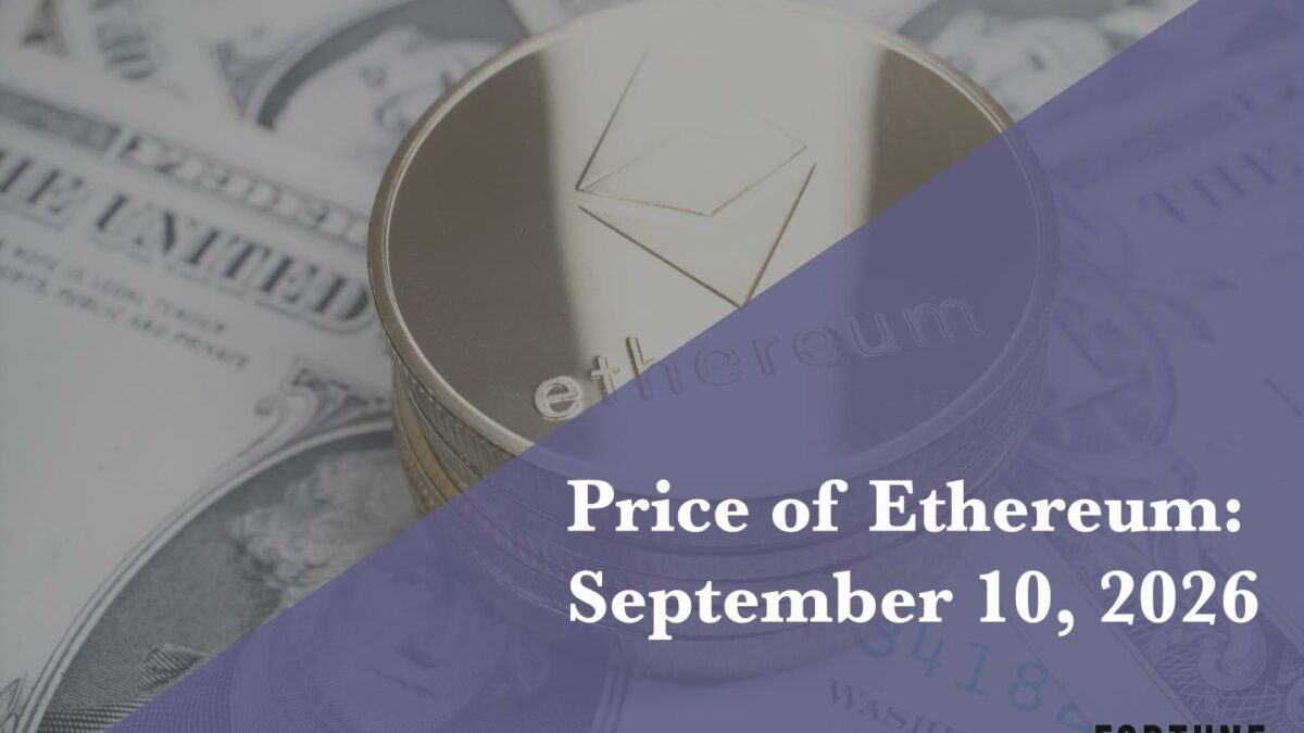 Current price of Ethereum for September 10, 2026
