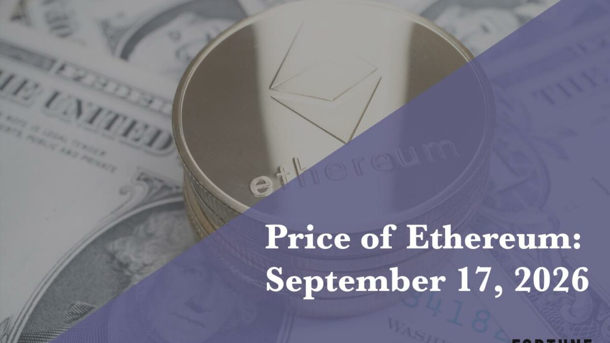 Current price of Ethereum for September 17, 2026