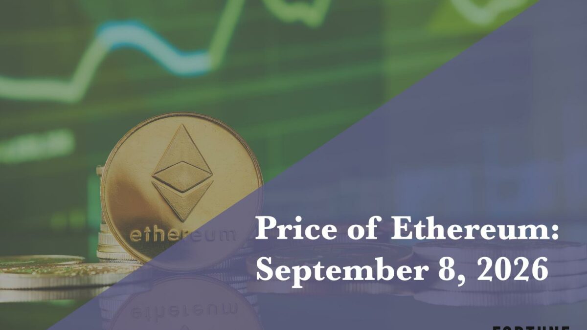 Current price of Ethereum for September 8, 2026