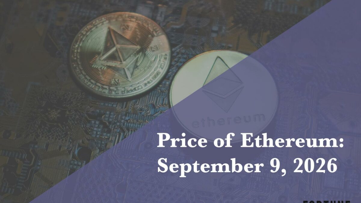 Current price of Ethereum for September 9, 2026
