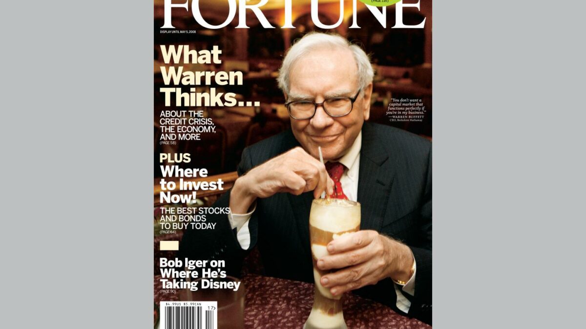 Warren Buffett: Business titan and cover star