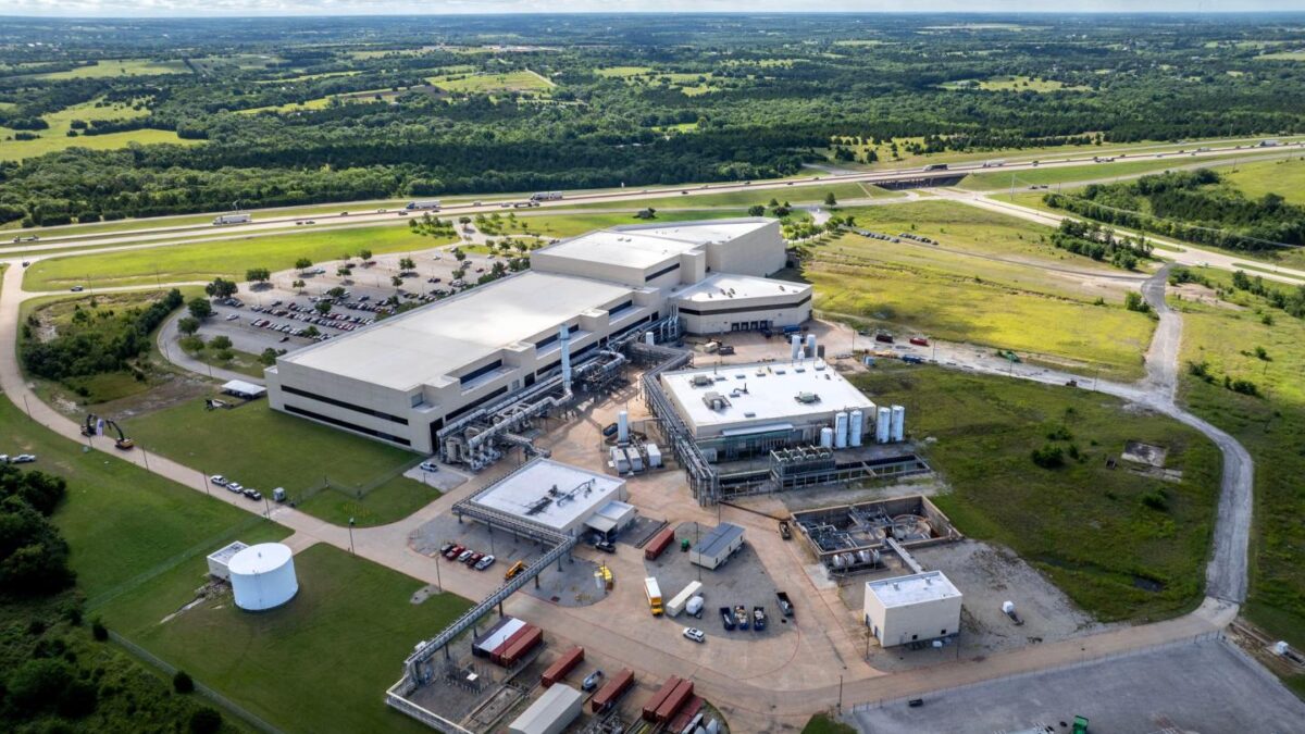 A Coherent manufacturing facility in Sherman, Texas.