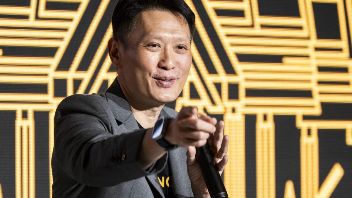 Binance CEO Richard Teng at Gulf Binance Event.