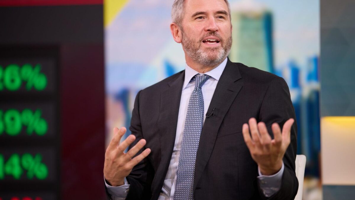 Brad Garlinghouse speaks during an interview with Bloomberg.
