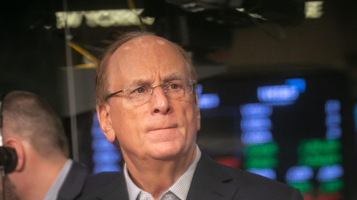 Larry Fink is the CEO of BlackRock.