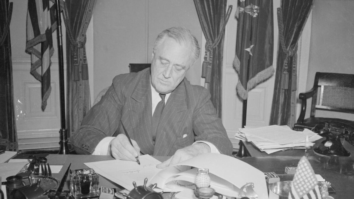 Photo of Franklin D. Roosevelt