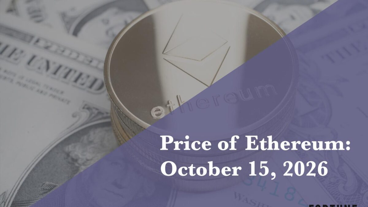 Current price of Ethereum for October 15, 2026