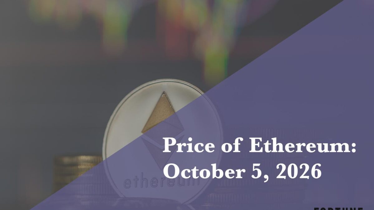 Current price of Ethereum for Oct. 5, 2026
