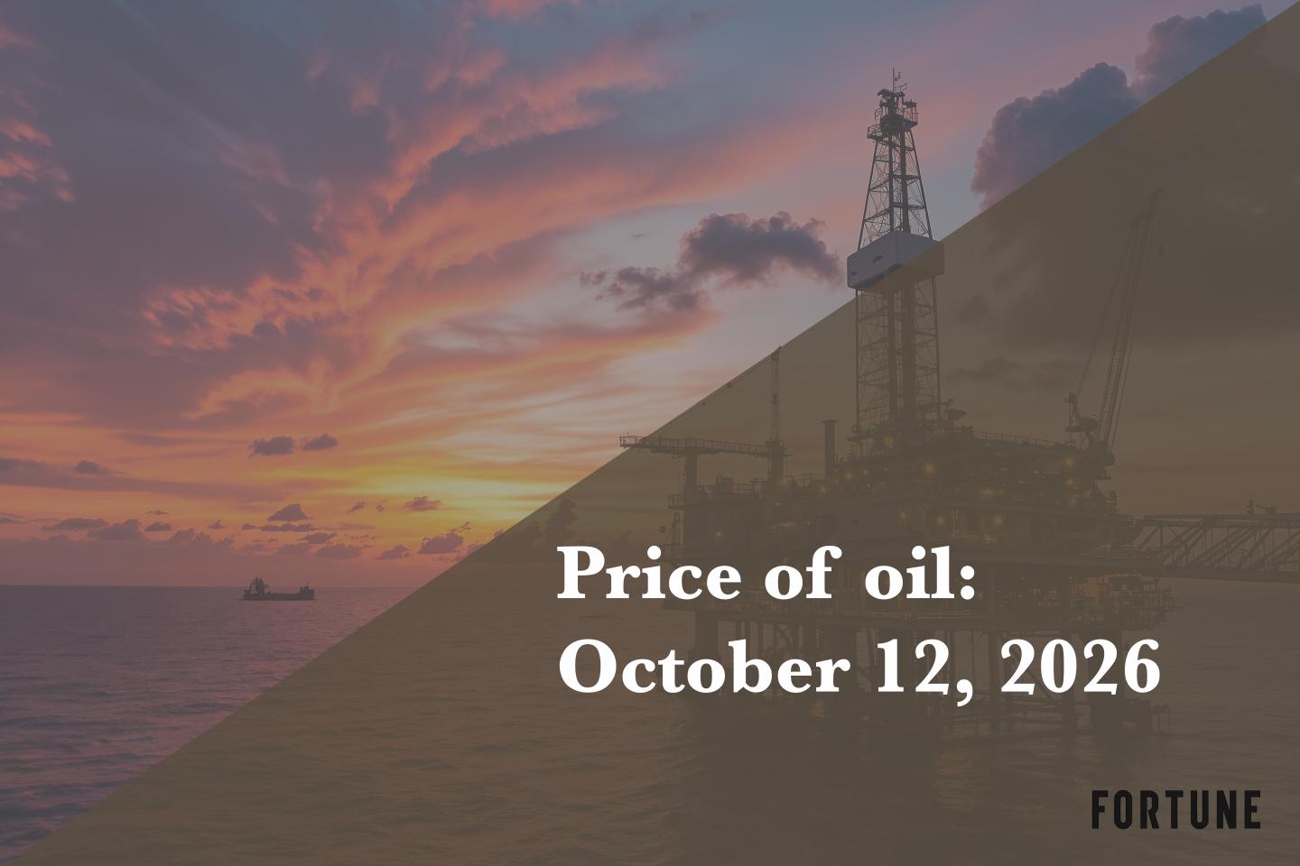 Current price of oil as of Oct. 12, 2026