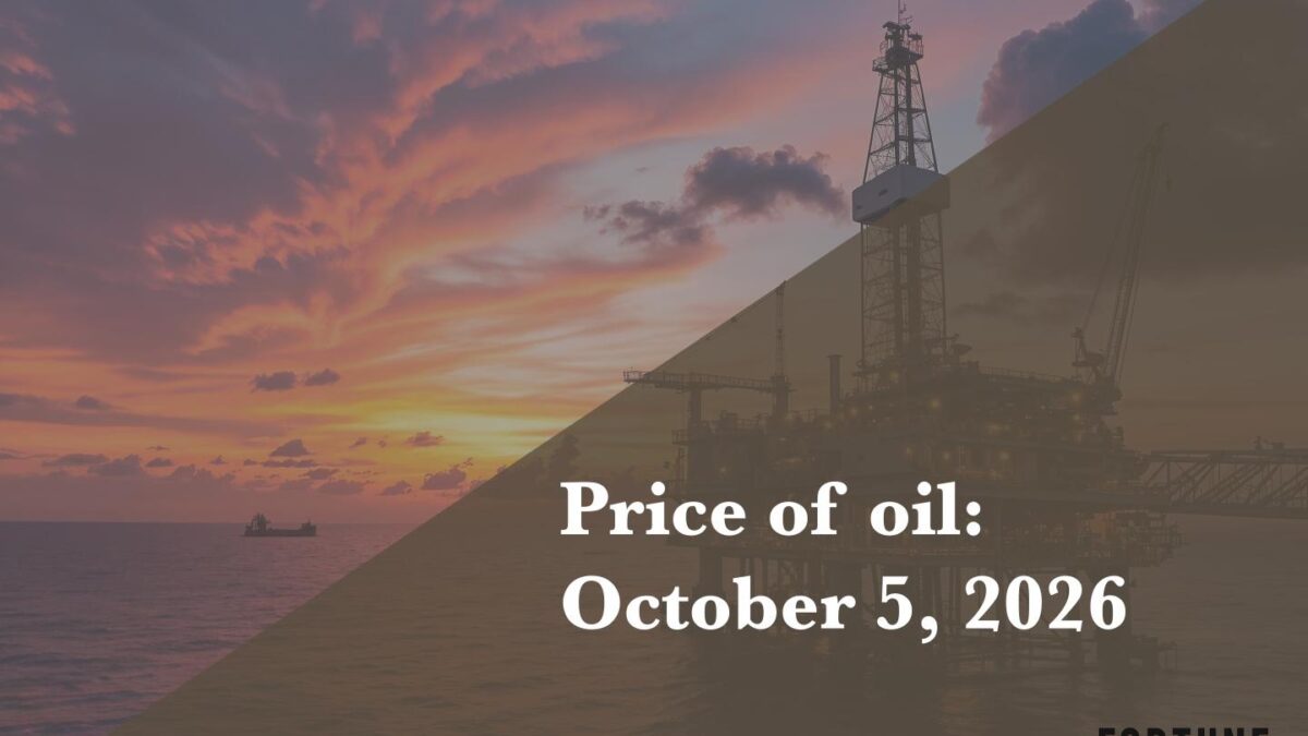 Current price of oil as of Oct. 5, 2026